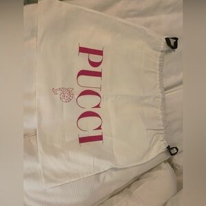 Brand new rare and authentic Emilio Pucci dust bag large size with strings